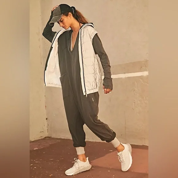 Free People Hot Shot Long Sleeve Onesie L - Picture 4 of 9